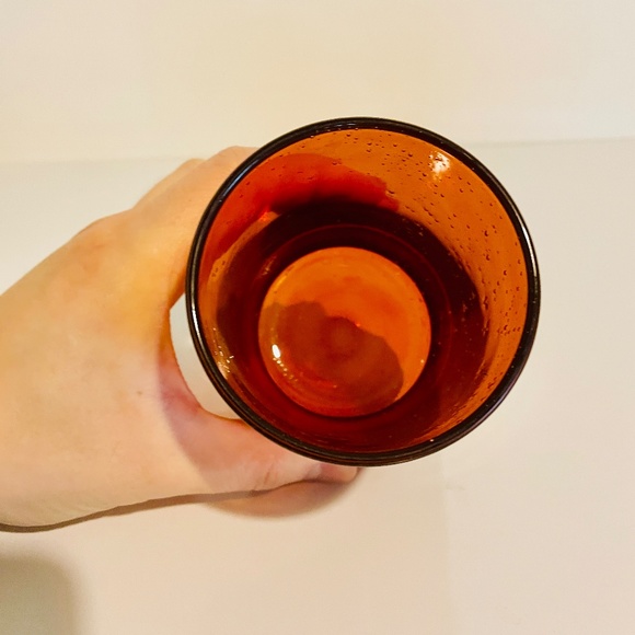 Bastide Aix en Provence Amber Soir Empty Bubble Glass Candle Holder Vessel 6.7oz - Picture 4 of 7